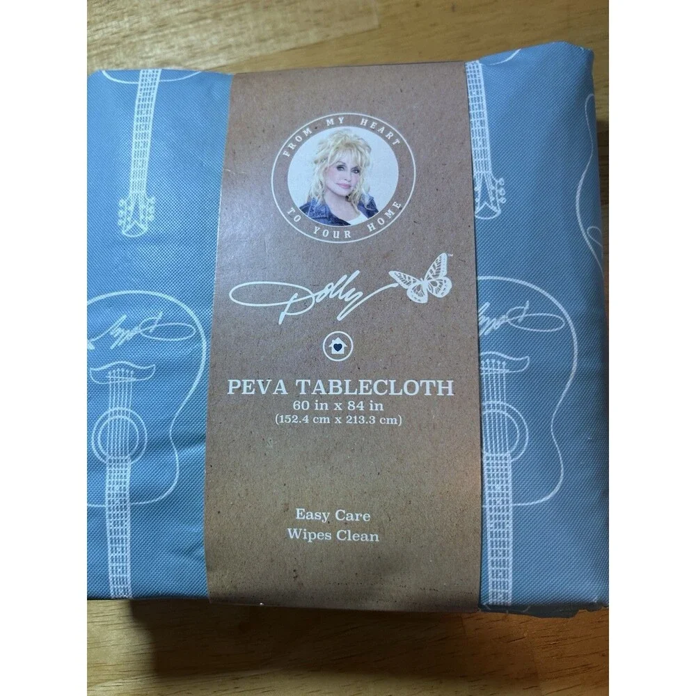 Dolly Parton Raised On Dolly Tray Cup Tablecloth Set Country Kitchen Decor